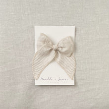 Sailor Bow - natural stripe