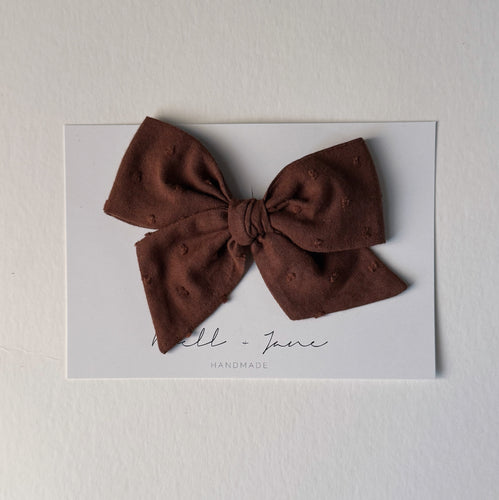 Large Pinwheel - Chocolate Dot