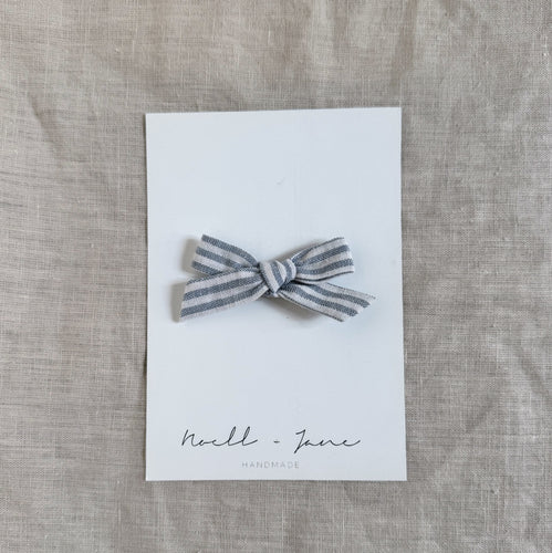 small schoolgirl -  blue stripe