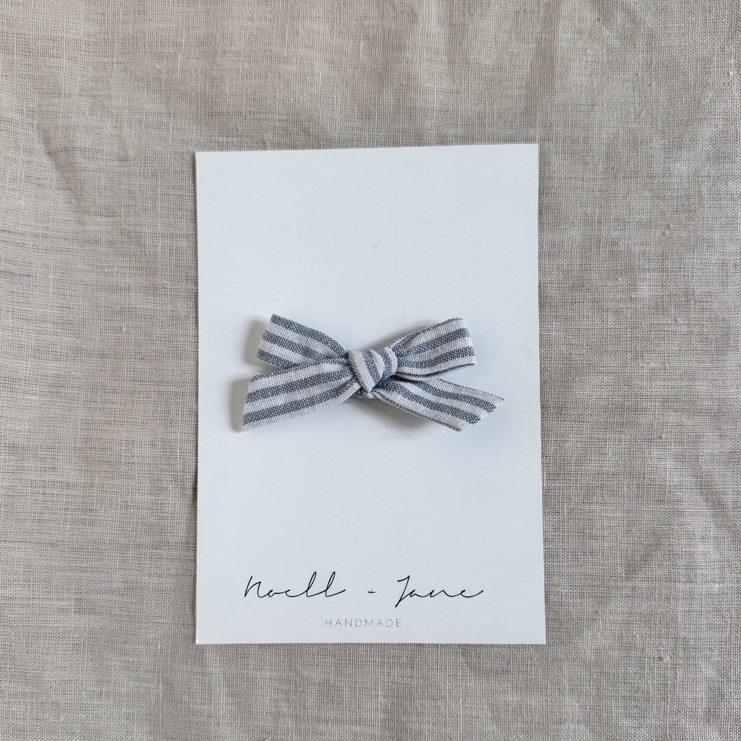 small schoolgirl -  blue stripe