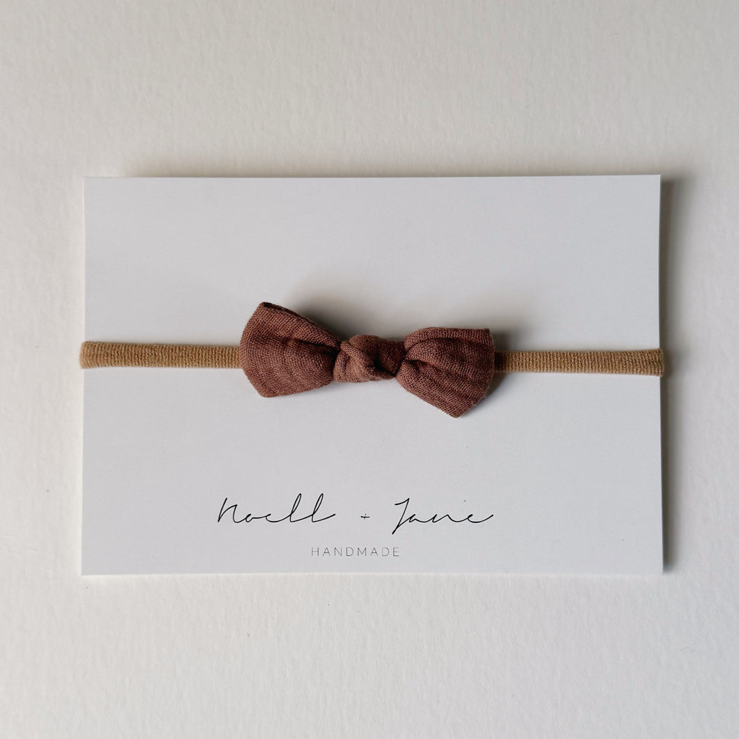 Knot Bow -  Rum Raisin