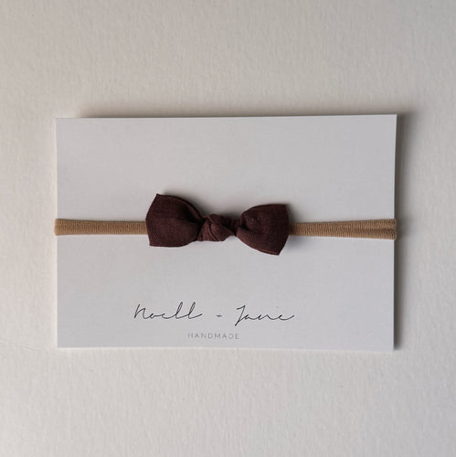 Knot Bow -  Rosy Brown