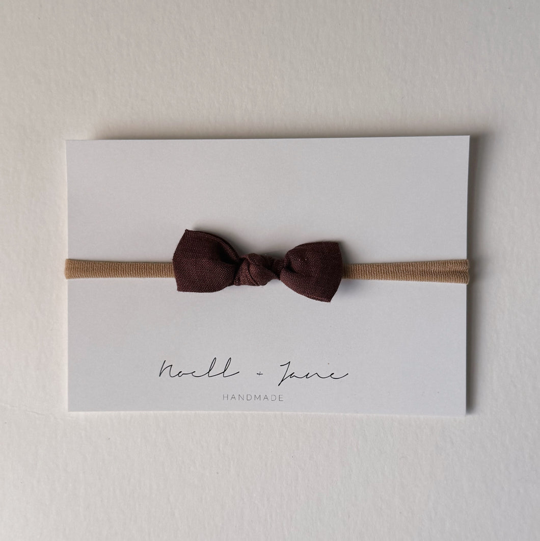 Knot Bow -  Rosy Brown