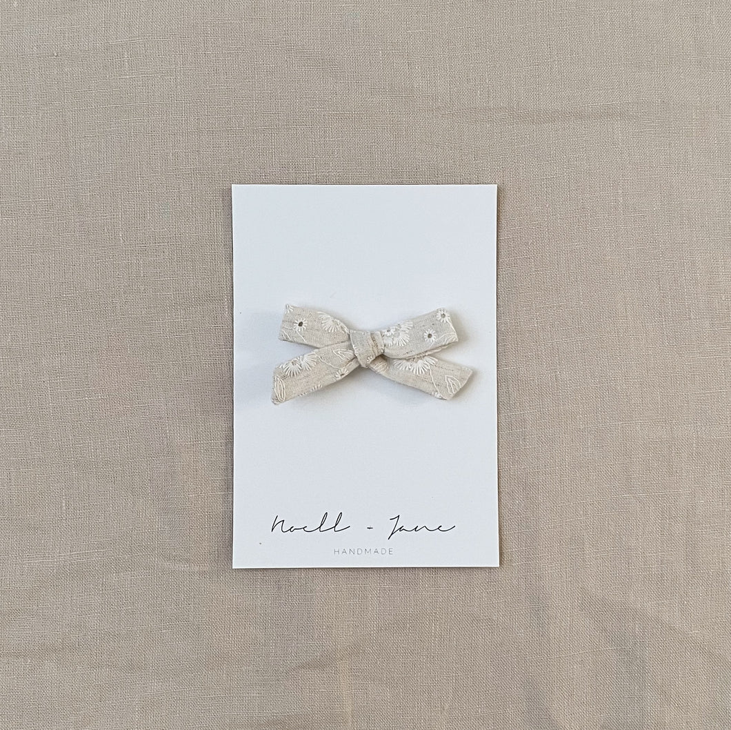 Small Schoolgirl  - cream floral