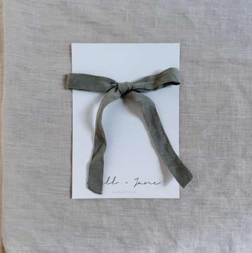 Thin ribbon - dusty blue