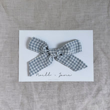 large schoolgirl -  tiny blue check