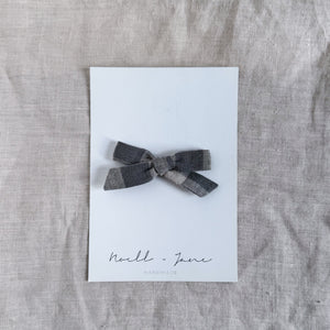small schoolgirl - blue check