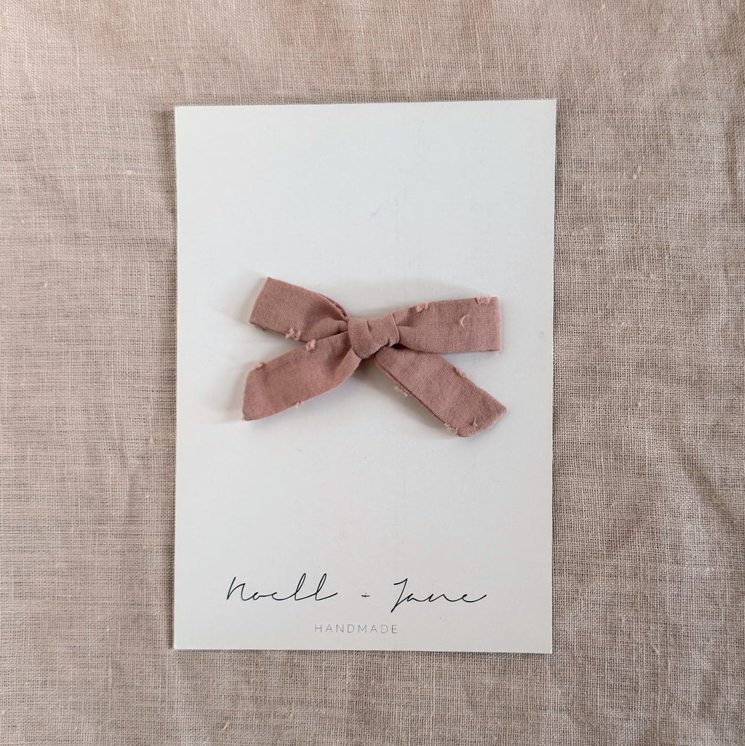 small schoolgirl - mauve dot