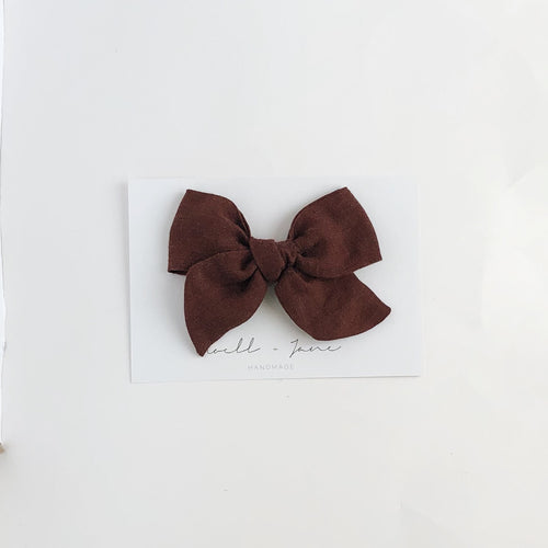 large pinwheel - hickory brown