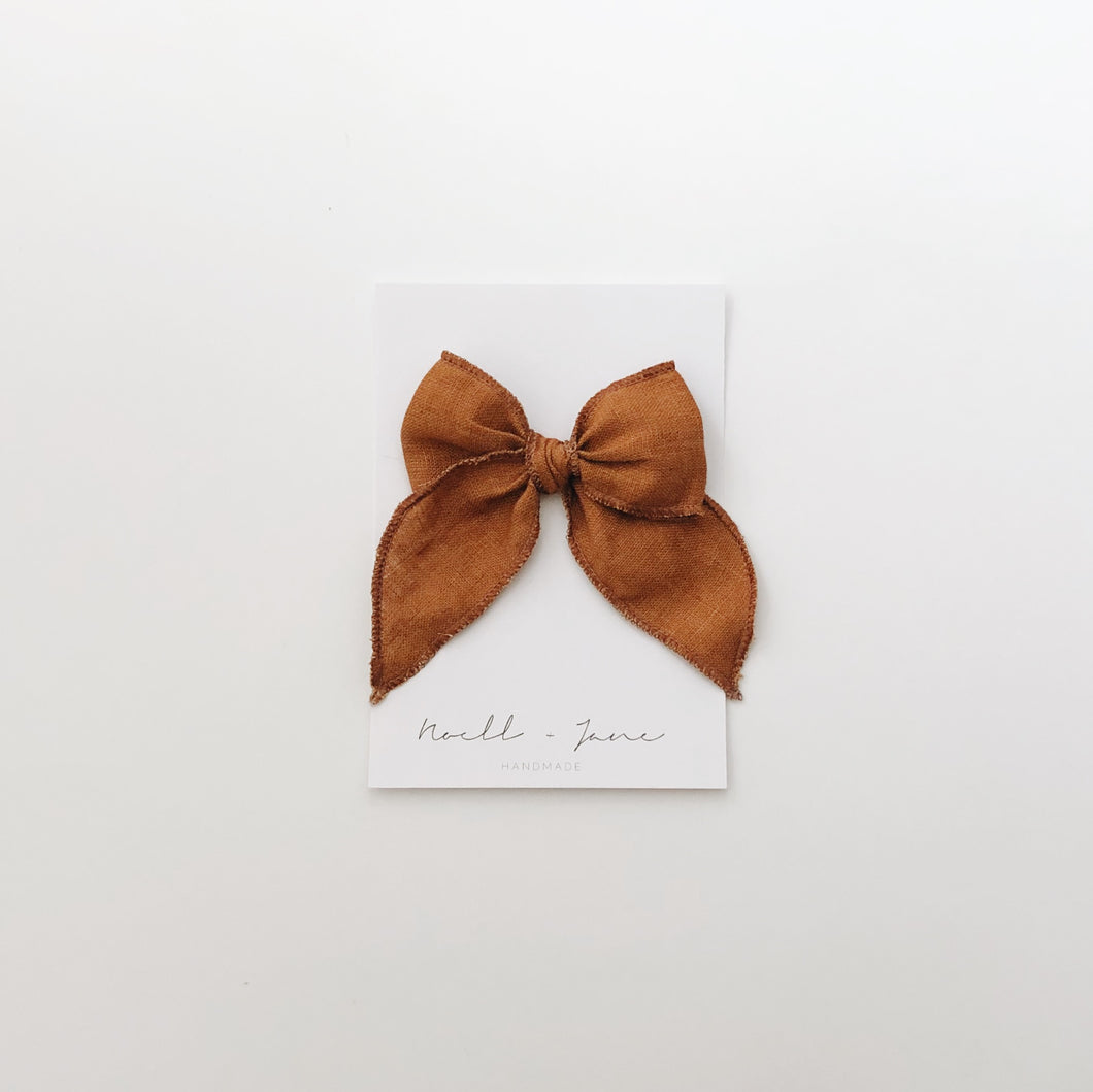 Sailor bow - golden mustard