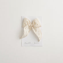 Sailor bow midi - cream eyelet