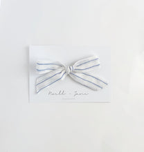 large schoolgirl -  thin blue stripe